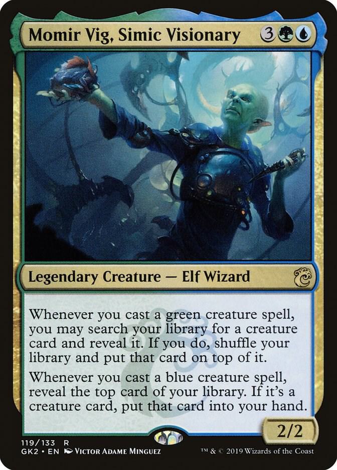 Momir Vig, Simic Visionary 119/133 (Ravnica Allegiance: Guild Kits)  | Good Games Modbury