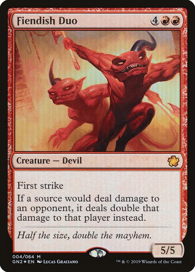 Fiendish Duo 4/64 (Magic Game Night 2019)  - Foil | Good Games Modbury