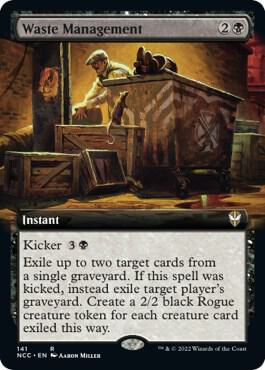 Waste Management Extended Art 141/93 (Commander: Streets of New Capenna)  | Good Games Modbury