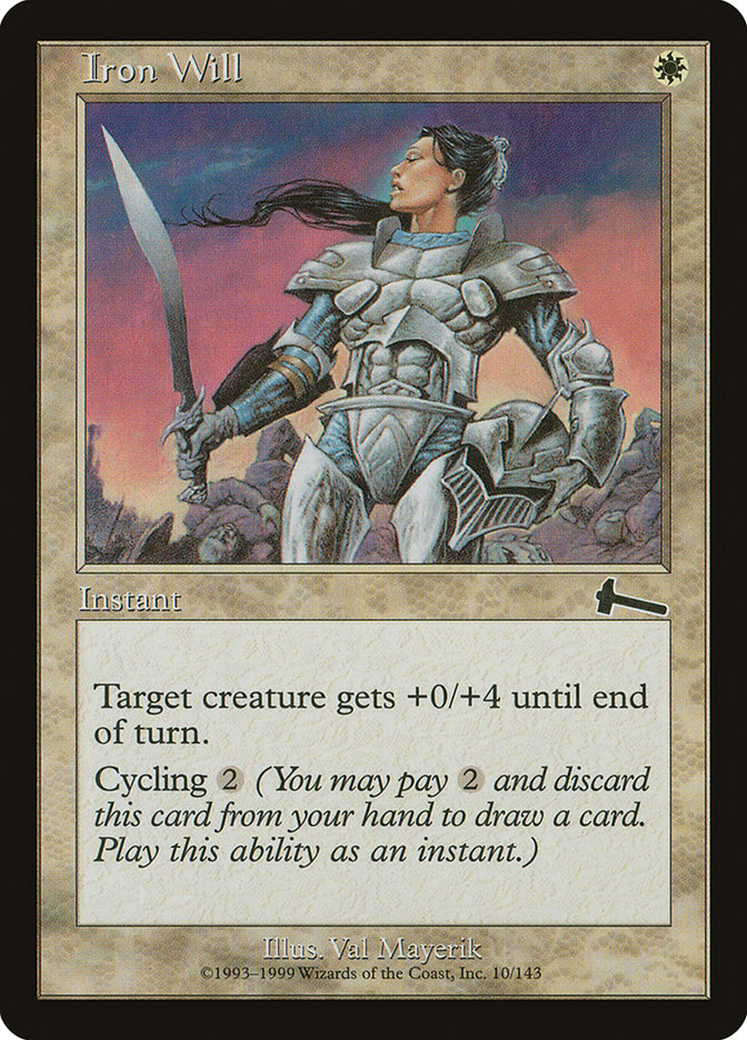 Iron Will 10/143 (Urza's Legacy)  | Good Games Modbury
