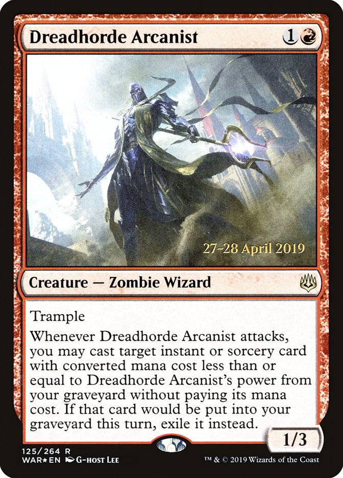 Dreadhorde Arcanist [War of the Spark Prerelease Promos] | Good Games Modbury