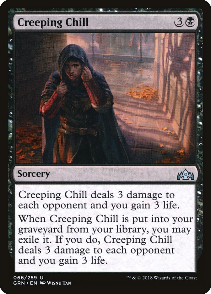 Creeping Chill 66/259 (Guilds of Ravnica)  - Foil | Good Games Modbury
