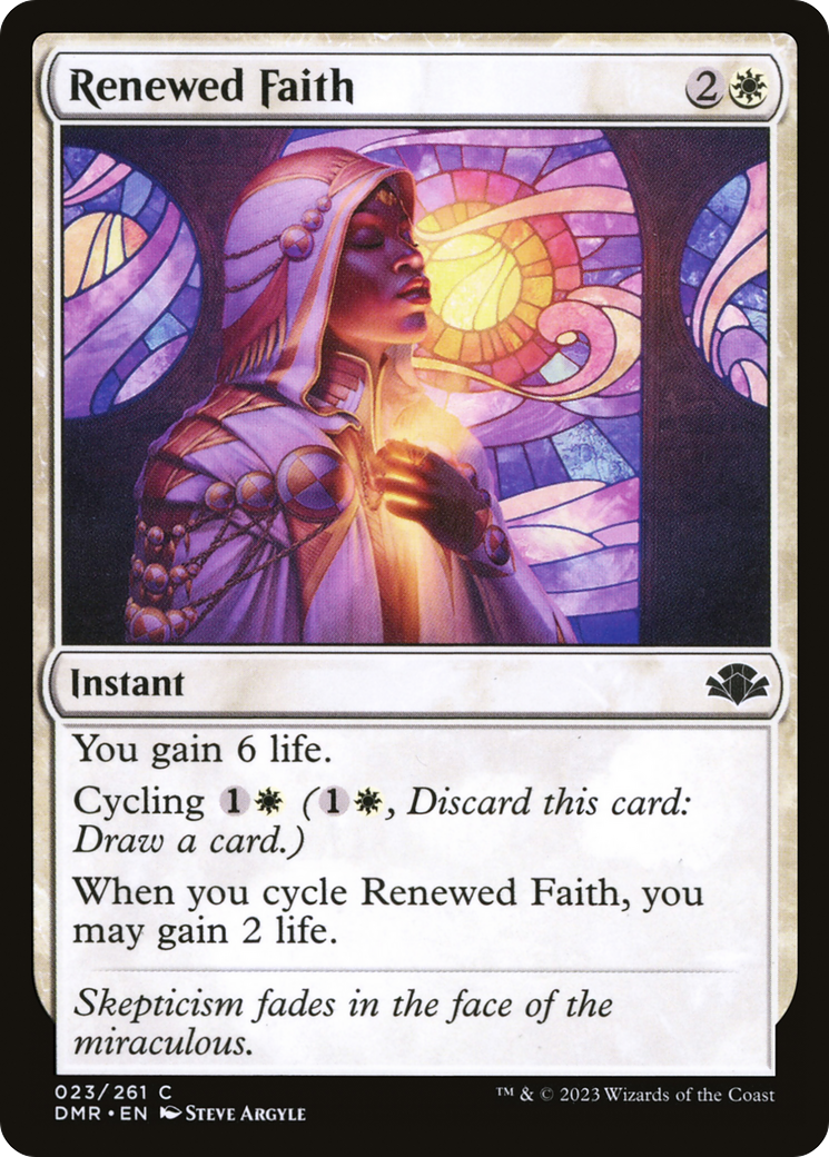 Renewed Faith [Dominaria Remastered] | Good Games Modbury