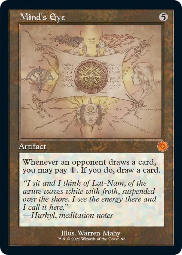 Minds Eye Schematic 96 (The Brothers' War: Retro Frame Artifacts)  - Foil | Good Games Modbury