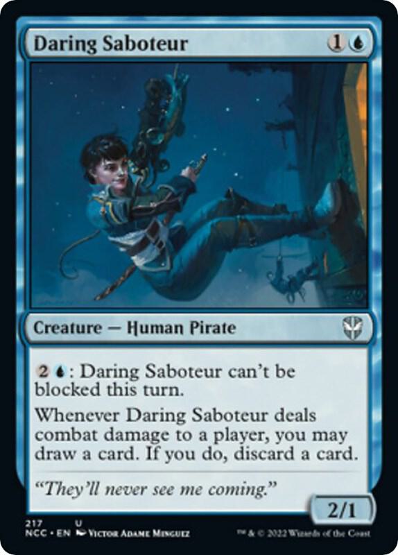 Daring Saboteur 217 (Commander: Streets of New Capenna)  | Good Games Modbury