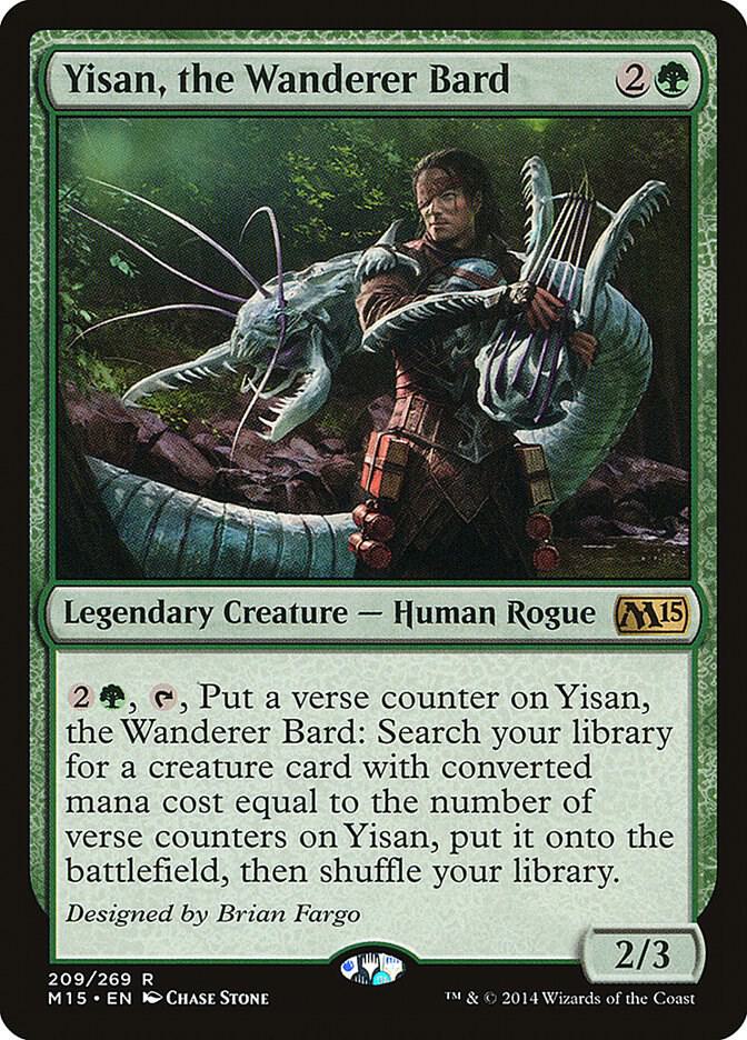 Yisan, the Wanderer Bard 209 (Magic 2015 (M15))  | Good Games Modbury
