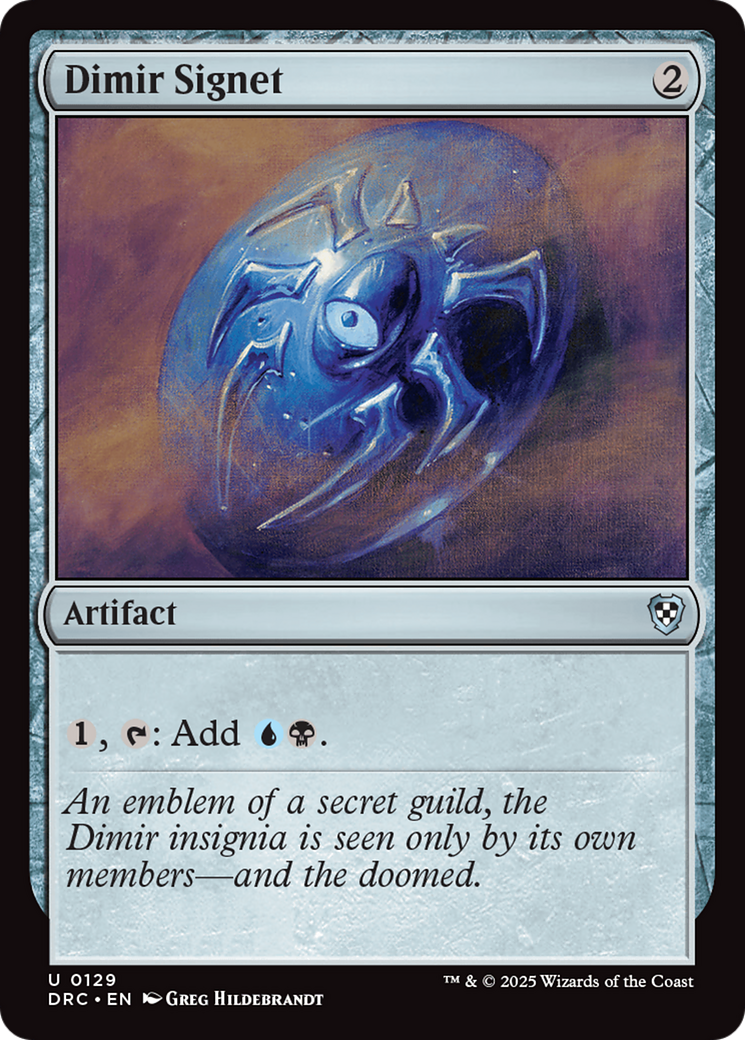 Dimir Signet [Aetherdrift Commander] | Good Games Modbury