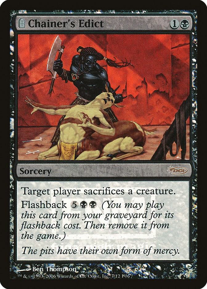 Chainer's Edict 7/12 (FNM Promos)  - Foil | Good Games Modbury