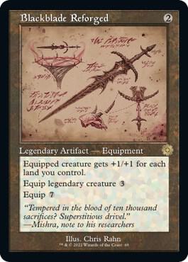 Blackblade Reforged Schematic 69/63 (The Brothers' War: Retro Frame Artifacts)  - Foil | Good Games Modbury