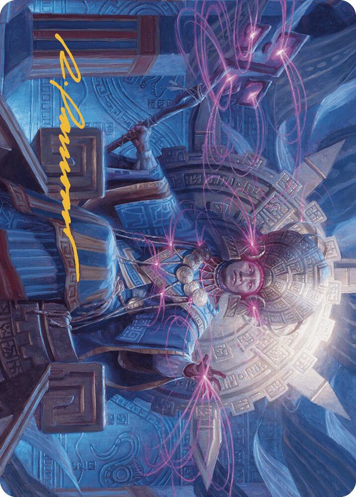 Akal Pakal First Among Equals Art Card 8 81 Gold Stamped Signature 8 (Art Series: The Lost Caverns of Ixalan)  | Good Games Modbury