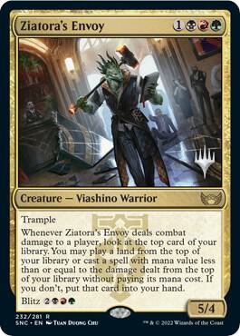 Ziatoras Envoy 232p/161 (Promo Pack: Streets of New Capenna)  | Good Games Modbury