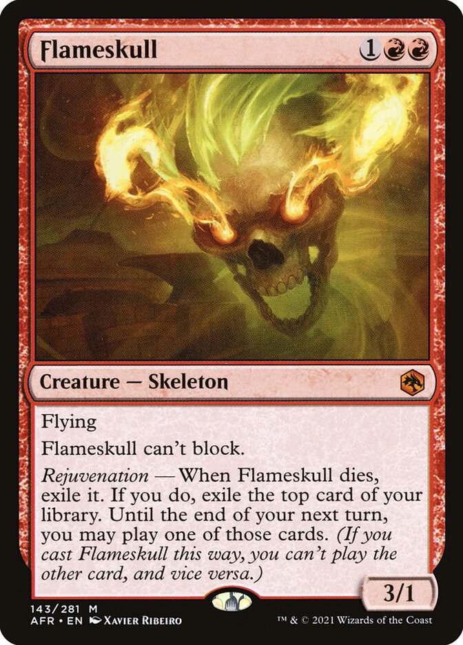 Flameskull 143/281 (Adventures in the Forgotten Realms)  | Good Games Modbury