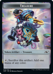 Clown Robot (002) // Treasure (013) Double-Sided Token [Unfinity Tokens] | Good Games Modbury