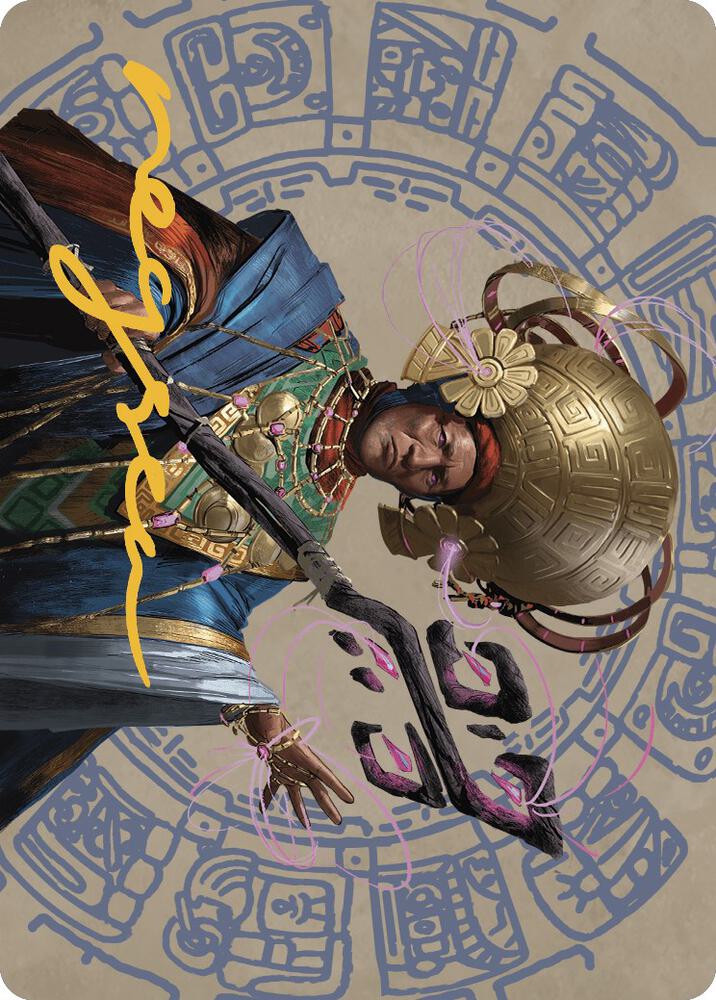 Akal Pakal First Among Equals Art Card 46 81 Gold Stamped Signature 46 (Art Series: The Lost Caverns of Ixalan)  | Good Games Modbury