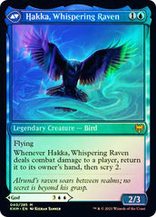 Alrund, God of the Cosmos // Hakka, Whispering Raven [Kaldheim Prerelease Promos] | Good Games Modbury