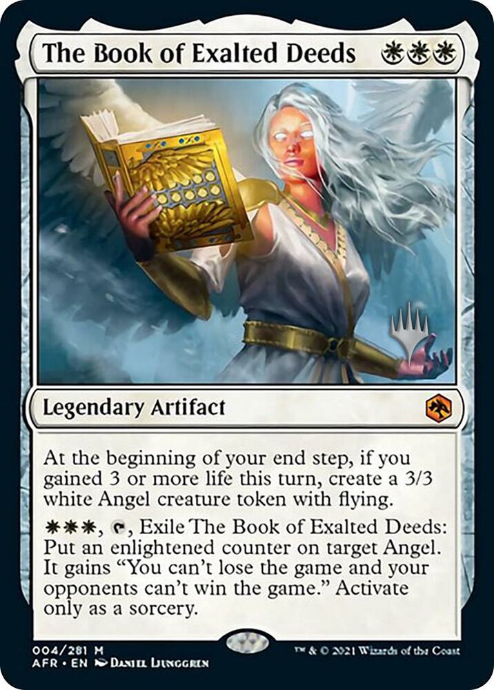 The Book of Exalted Deeds 4 (Promo Pack: Adventures in the Forgotten Realms)  - Foil | Good Games Modbury