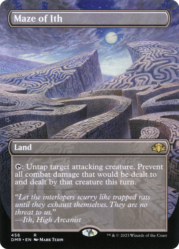 Maze of Ith (Borderless Alternate Art) [Dominaria Remastered] | Good Games Modbury