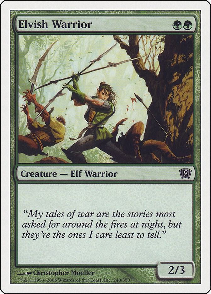 Elvish Warrior 240/350 (9th Edition)  | Good Games Modbury