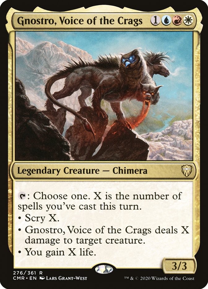 Gnostro, Voice of the Crags 276/361 (Commander Legends)  | Good Games Modbury