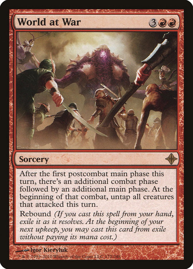 World at War 172 (Rise of the Eldrazi)  - Foil | Good Games Modbury