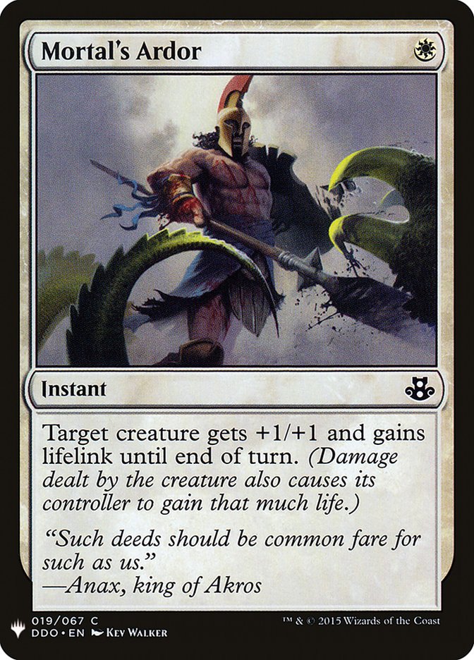 Mortal's Ardor [Mystery Booster] | Good Games Modbury