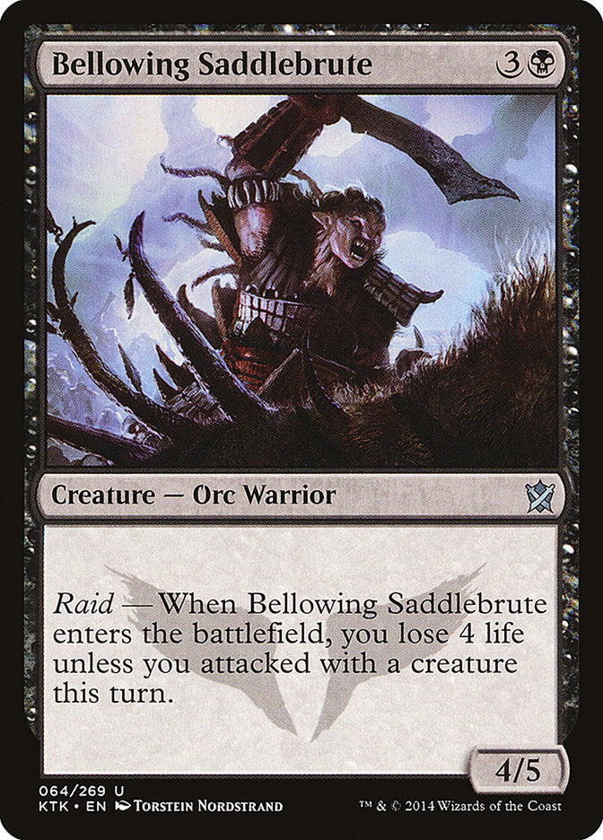 Bellowing Saddlebrute [Khans of Tarkir] | Good Games Modbury