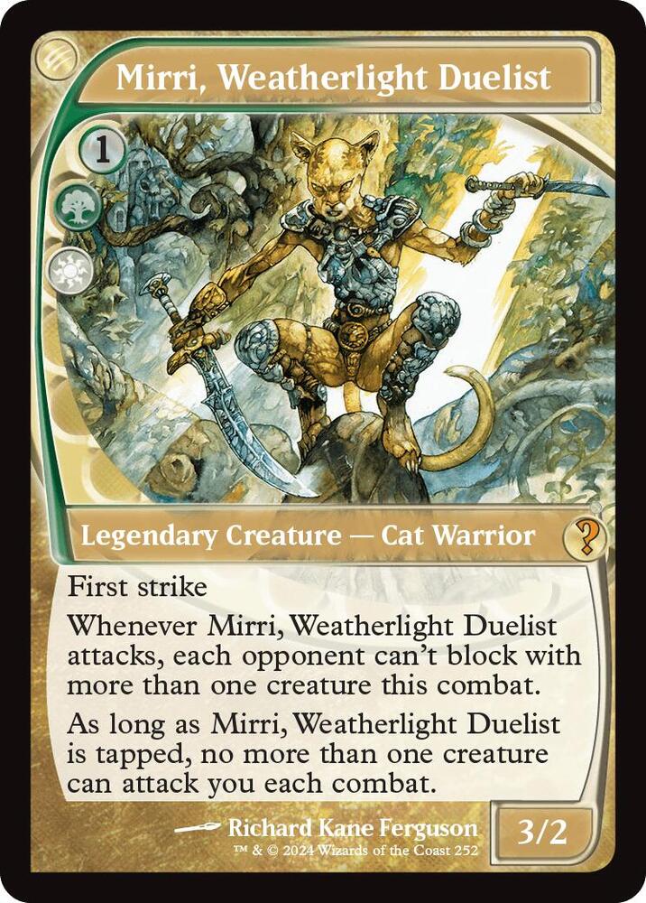 Mirri, Weatherlight Duelist 252/390 (Mystery Booster 2)  - Future Sight Foil | Good Games Modbury