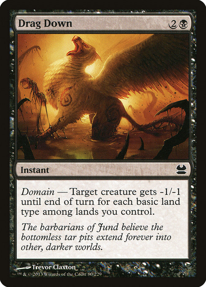 Drag Down 80/229 (Modern Masters)  - Foil | Good Games Modbury