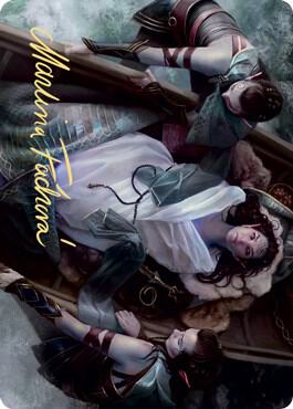 Return Upon the Tide Art Card Gold Stamped Signature 26 (Art Series: Kaldheim)  | Good Games Modbury