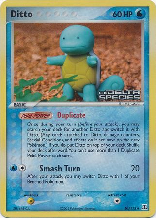 Ditto (40/113) (Stamped) [EX: Delta Species] | Good Games Modbury