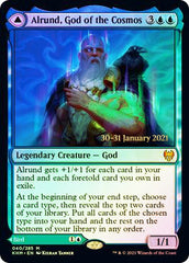 Alrund, God of the Cosmos // Hakka, Whispering Raven [Kaldheim Prerelease Promos] | Good Games Modbury