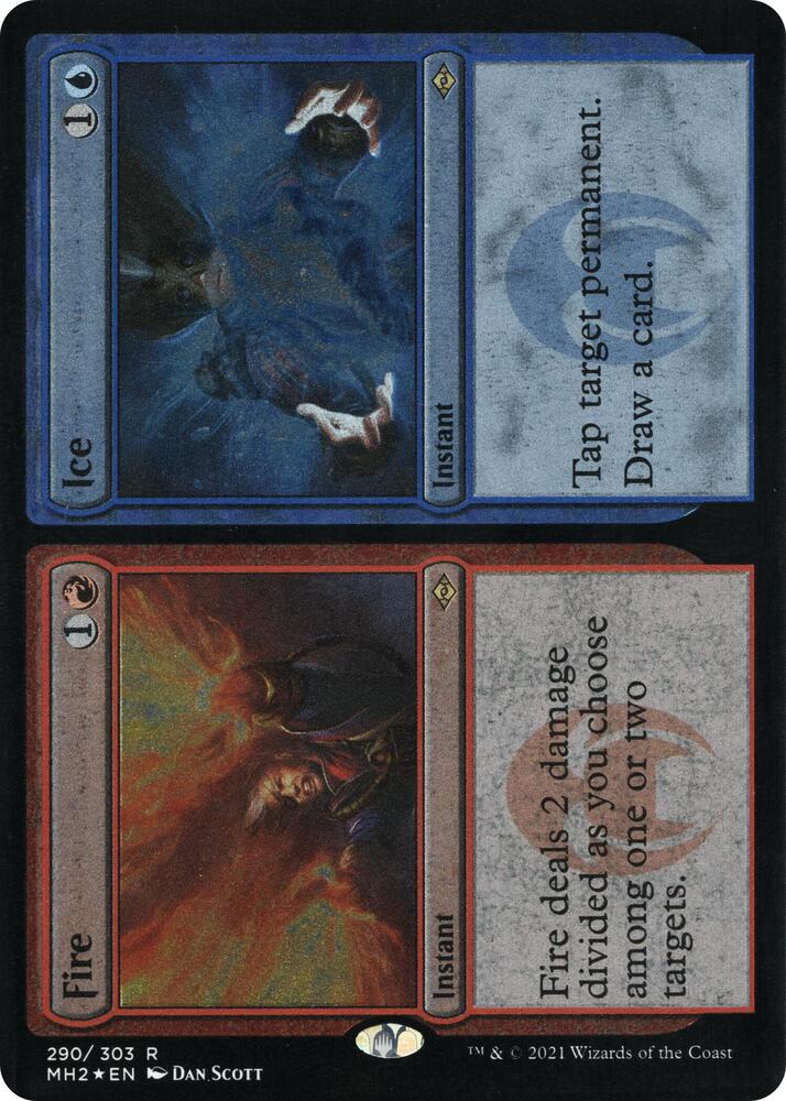Fire Ice Foil Etched 290 (Modern Horizons 2)  - Foil | Good Games Modbury