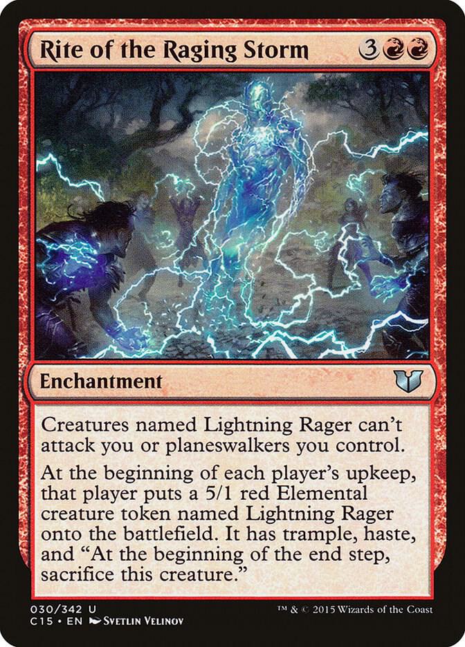 Rite of the Raging Storm 30/342 (Commander 2015)  | Good Games Modbury