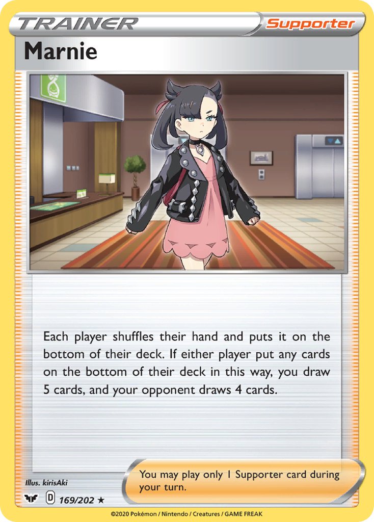 Marnie (169/202) (Theme Deck Exclusive) [Sword & Shield: Base Set] | Good Games Modbury