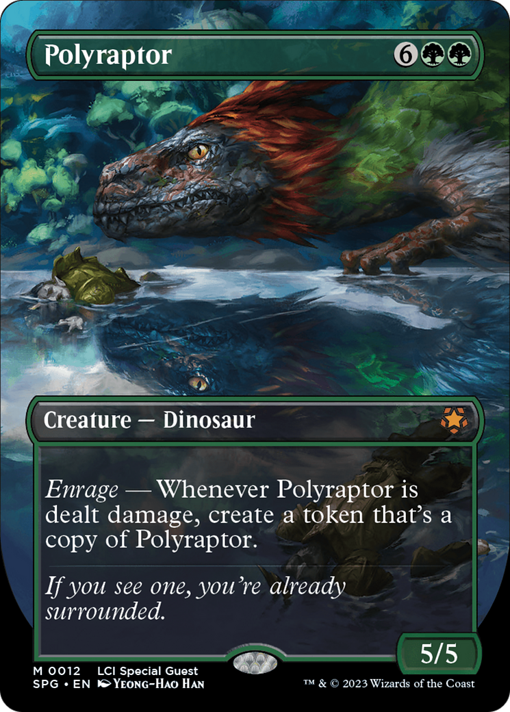Polyraptor (Borderless) [The Lost Caverns of Ixalan Special Guests] | Good Games Modbury