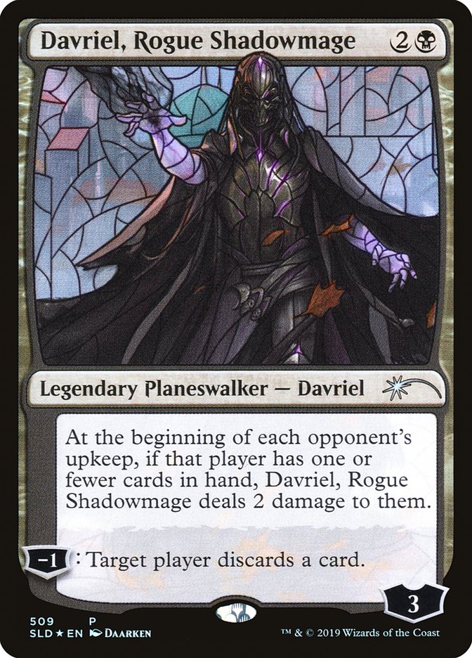 Davriel, Rogue Shadowmage (Stained Glass) [Secret Lair Drop Promos] | Good Games Modbury