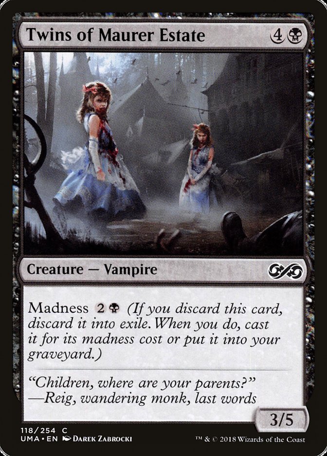 Twins of Maurer Estate 118/254 (Ultimate Masters)  - Foil | Good Games Modbury