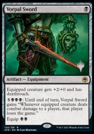 Vorpal Sword (Promo Pack) [Dungeons & Dragons: Adventures in the Forgotten Realms Promos] | Good Games Modbury