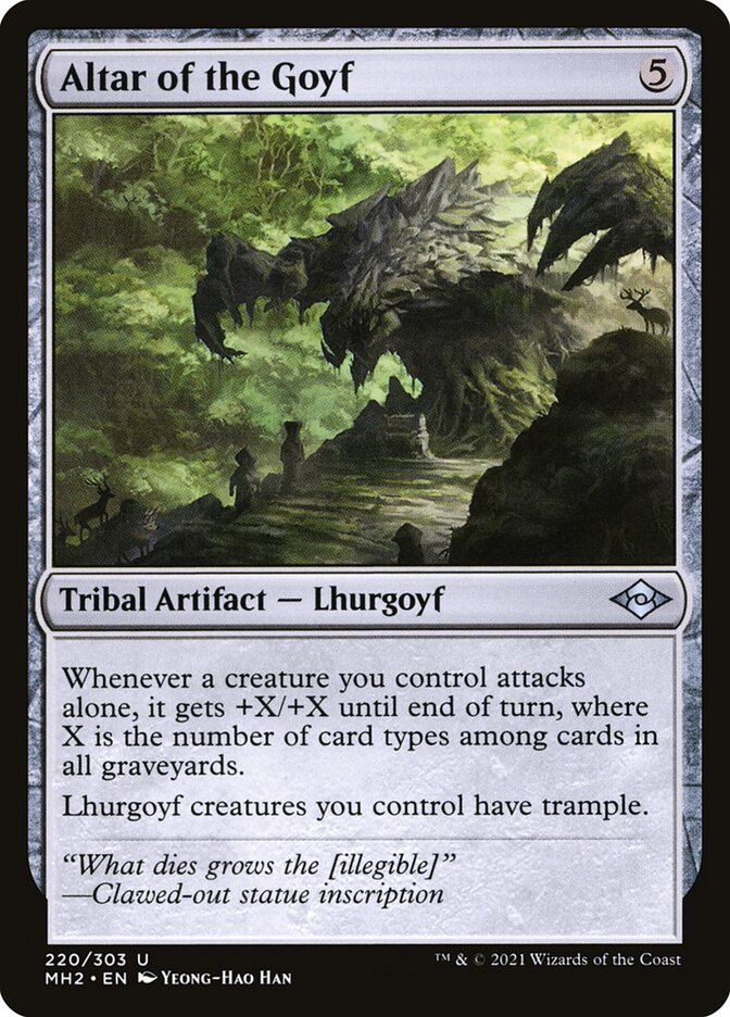 Altar of the Goyf 220/303 (Modern Horizons 2)  - Foil | Good Games Modbury