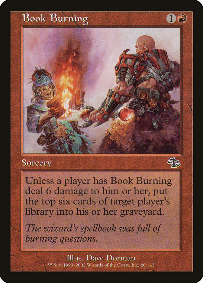 Book Burning 80/143 (Judgment)  - Foil | Good Games Modbury