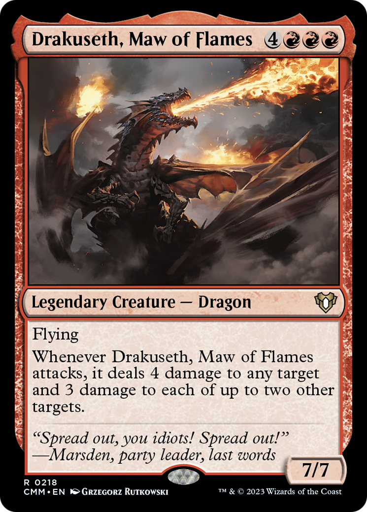 Drakuseth, Maw of Flames [Commander Masters] | Good Games Modbury