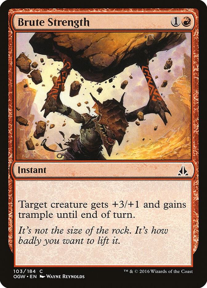 Brute Strength 103/184 (Oath of the Gatewatch)  - Foil | Good Games Modbury