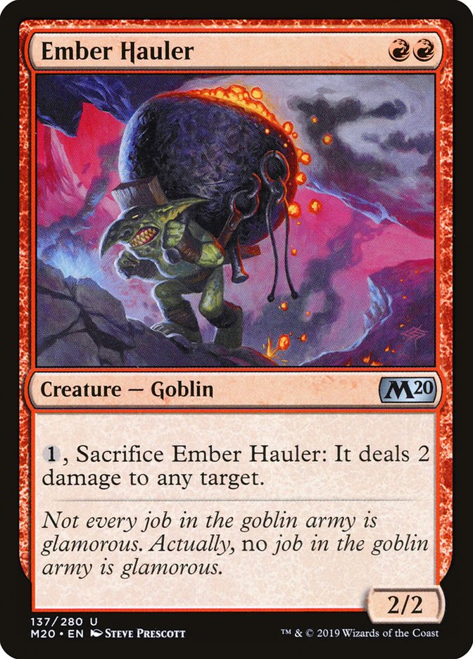 Ember Hauler 137/280 (Core Set 2020)  | Good Games Modbury