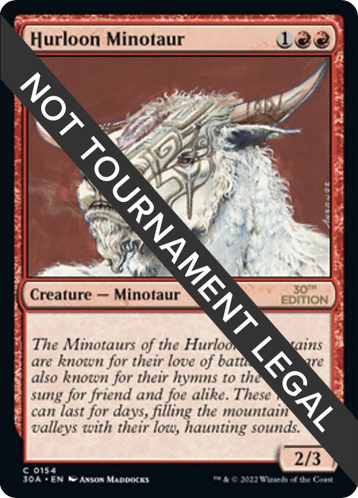 Hurloon Minotaur 154/594 (30th Anniversary Edition)  | Good Games Modbury