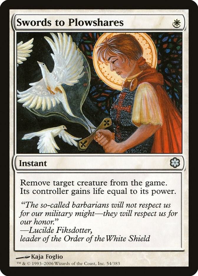 Swords to Plowshares 54/62 (Coldsnap Theme Deck Reprints)  | Good Games Modbury