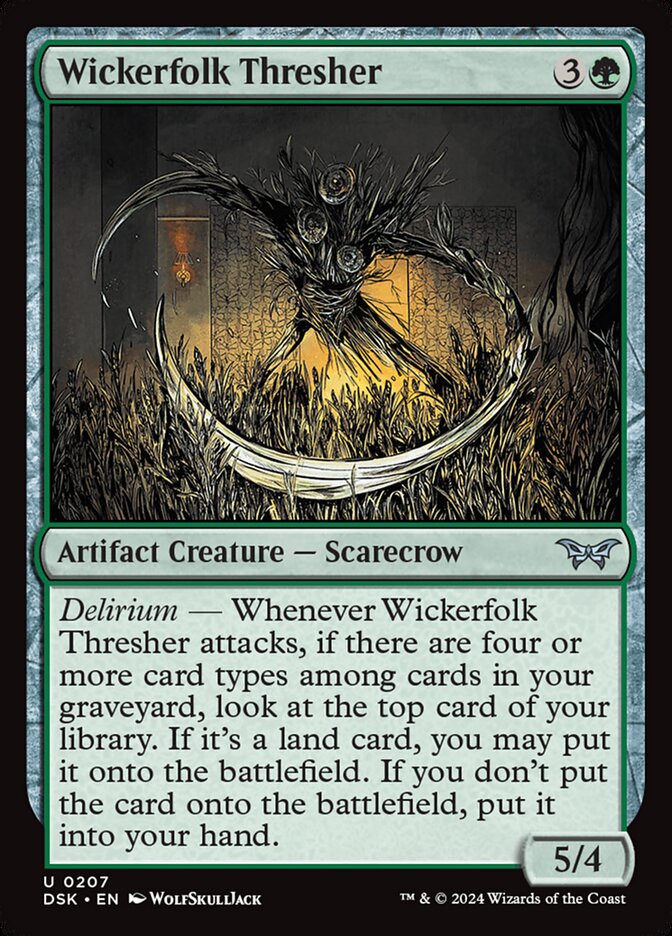 Wickerfolk Thresher 207/286 (Duskmourn: House of Horror)  - Foil | Good Games Modbury