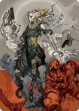 Tamiyo Compleated Sage Art Card 76 (Art Series: Kamigawa: Neon Dynasty)  | Good Games Modbury