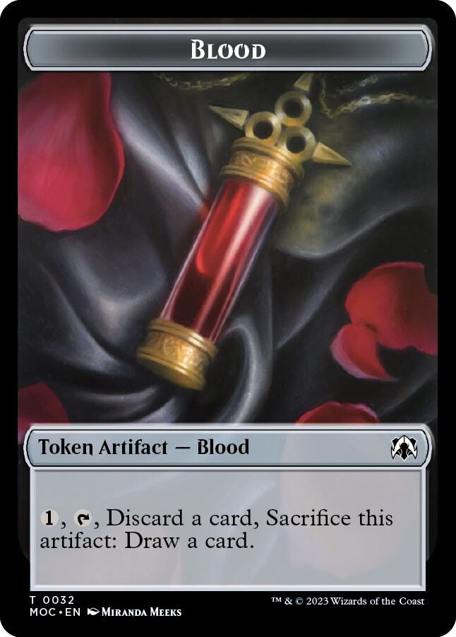 Blood Shapeshifter Double sided Token 32 // 12 (Commander: March of the Machine)  | Good Games Modbury