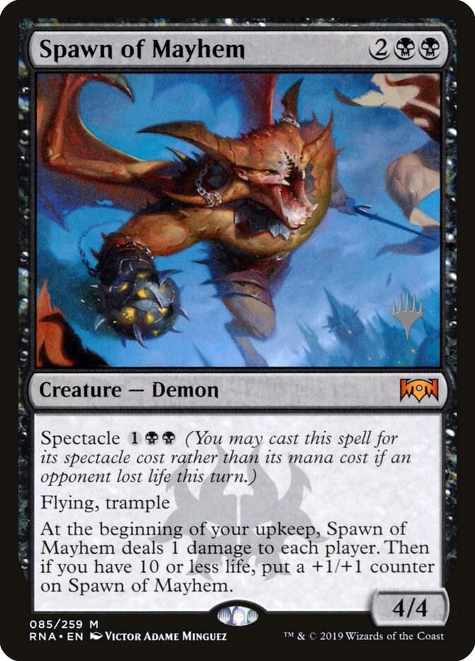 Spawn of Mayhem 85 (Promo Pack: Ikoria)  - Foil | Good Games Modbury