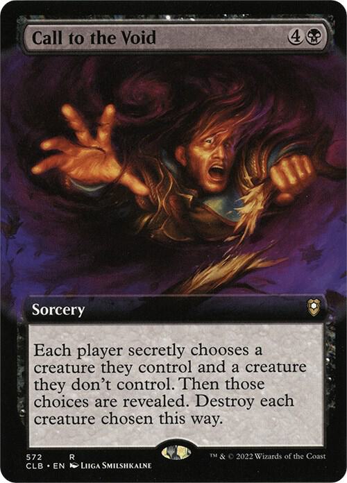 Call to the Void Extended Art 572/361 (Commander Legends: Battle for Baldur's Gate)  | Good Games Modbury